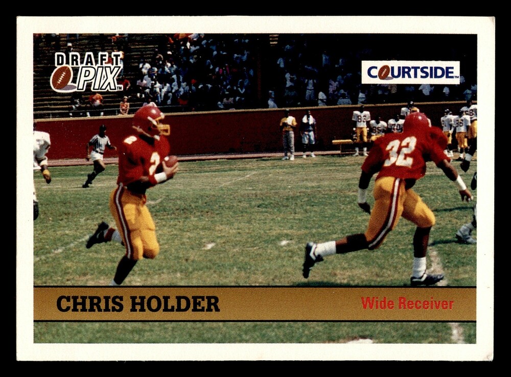 1992 Courtside Draft Pix #16 Chris Holder Football Card